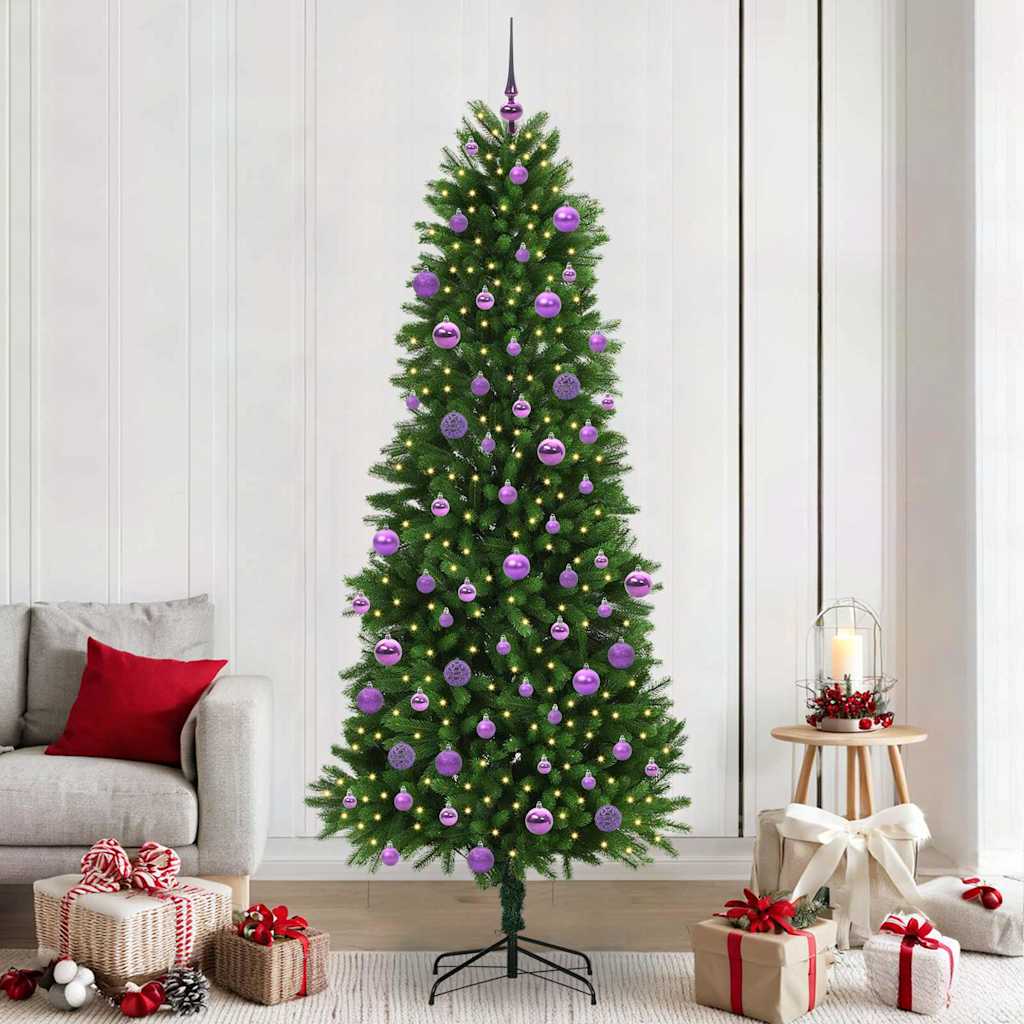 Albero di Natale con 300 LED con supporto Verde 240 cm PE