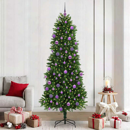 Albero di Natale con 300 LED con supporto Verde 240 cm PE
