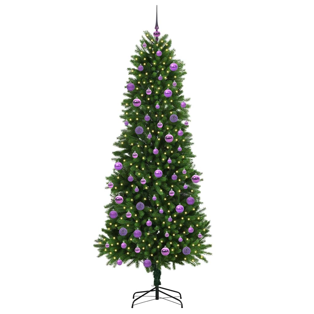 Albero di Natale con 300 LED con supporto Verde 240 cm PE