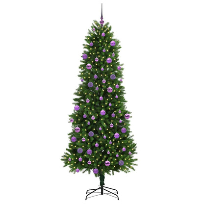 Albero di Natale con 300 LED con supporto Verde 240 cm PE