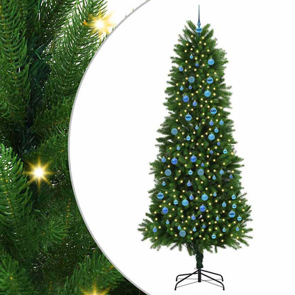 Albero di Natale con 300 LED con supporto Verde 240 cm PE | homemem39