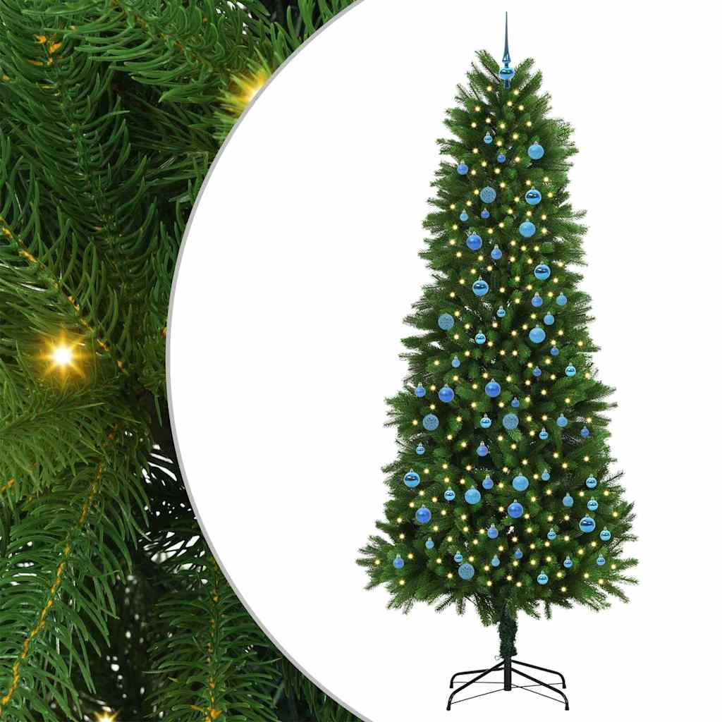 Albero di Natale con 300 LED con supporto Verde 240 cm PE