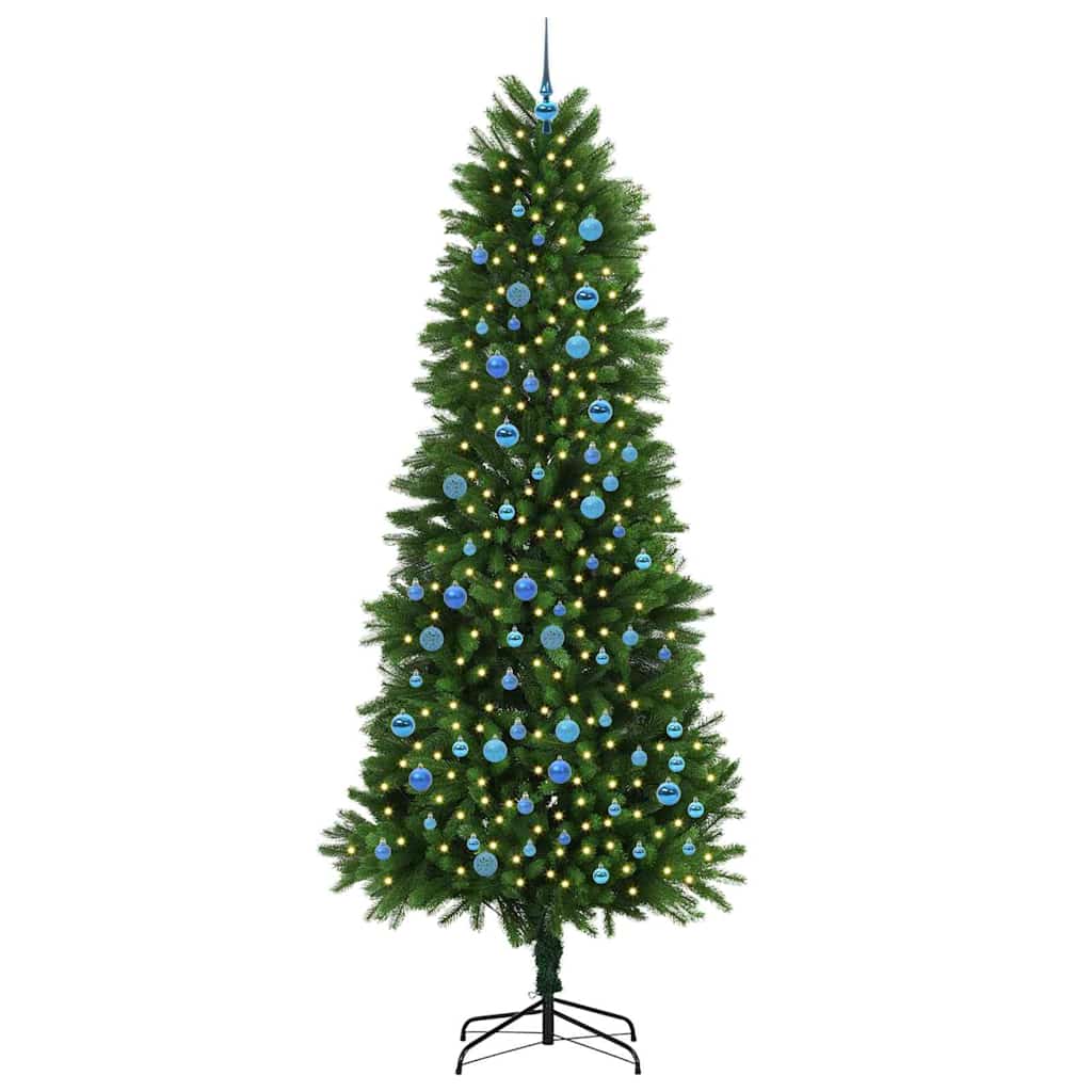 Albero di Natale con 300 LED con supporto Verde 240 cm PE