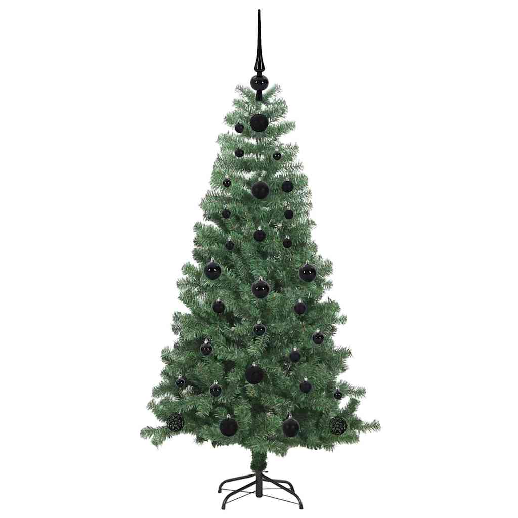 Albero di Natale con 150 LED con supporto Verde 120 cm PVC | homemem39