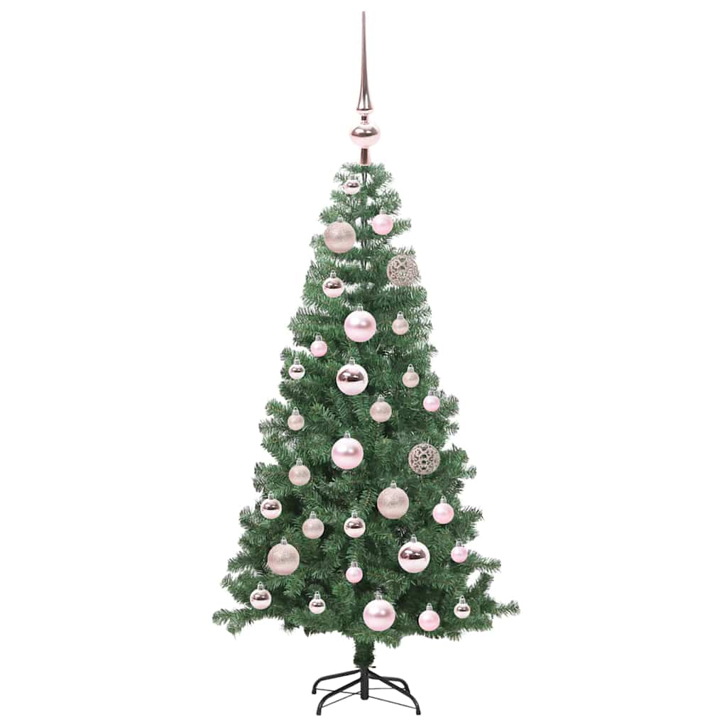 Albero di Natale con 150 LED con supporto Verde 120 cm PVC | homemem39