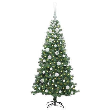 Albero di Natale con 150 LED con supporto Verde 120 cm PVC | homemem39