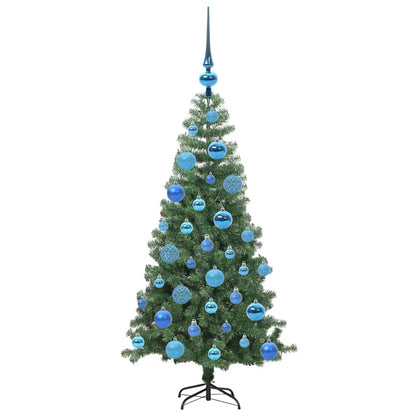 Albero di Natale con 150 LED con supporto Verde 120 cm PVC | homemem39