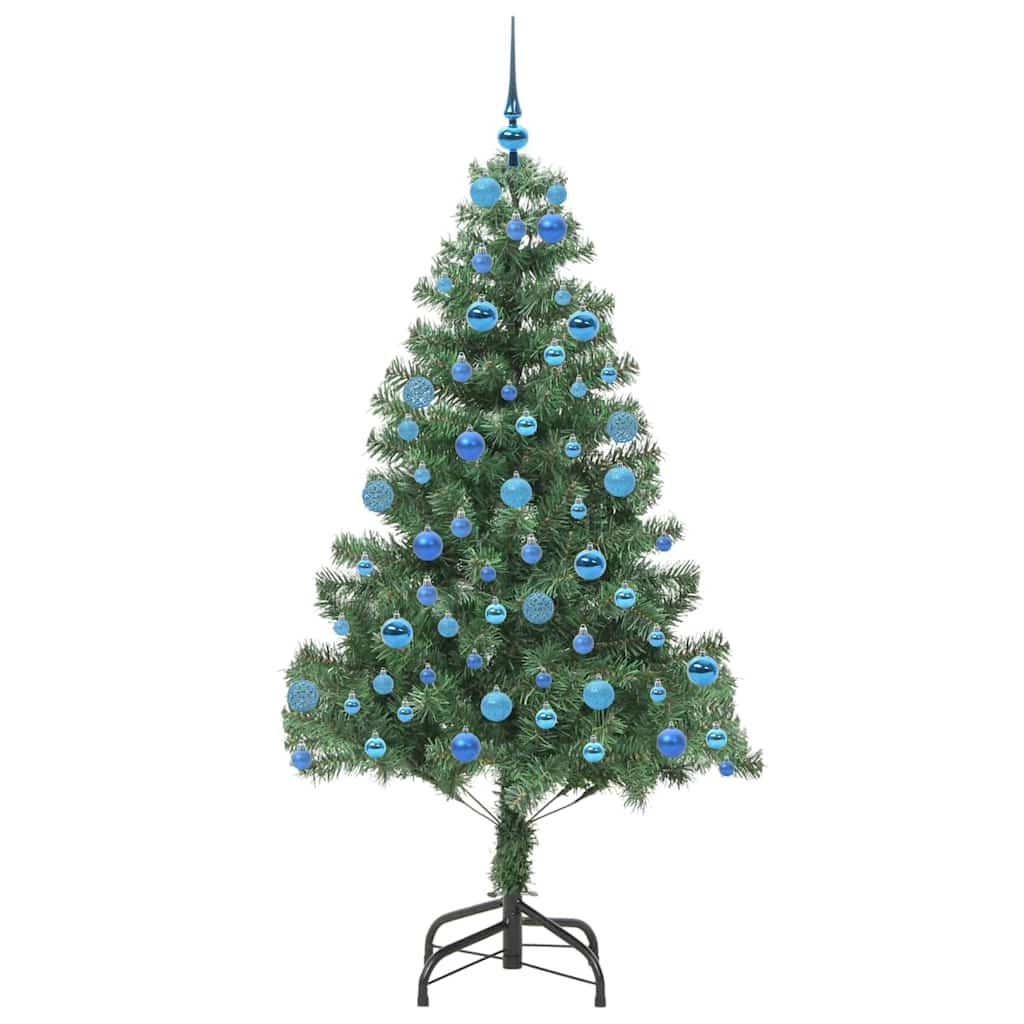 Albero di Natale con 300 LED con supporto Verde 180 cm PVC
