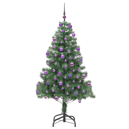 Albero di Natale con 300 LED con supporto Verde 210 cm PVC