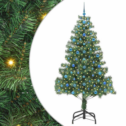 Albero di Natale con 300 LED con supporto Verde 210 cm PVC
