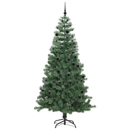 Albero di Natale con 300 LED con supporto Verde 240 cm PVC