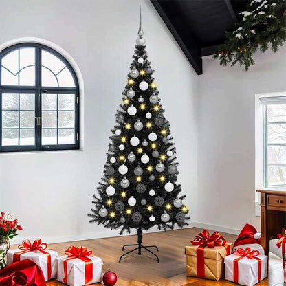 Albero di Natale Nero 180 cm PVC | homemem39
