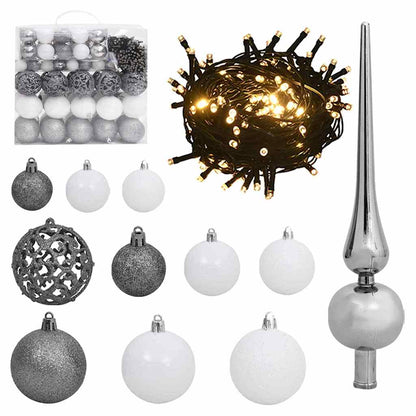 Albero di Natale Nero 180 cm PVC | homemem39
