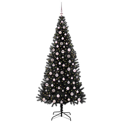 Albero di Natale Nero 240 cm PVC | homemem39