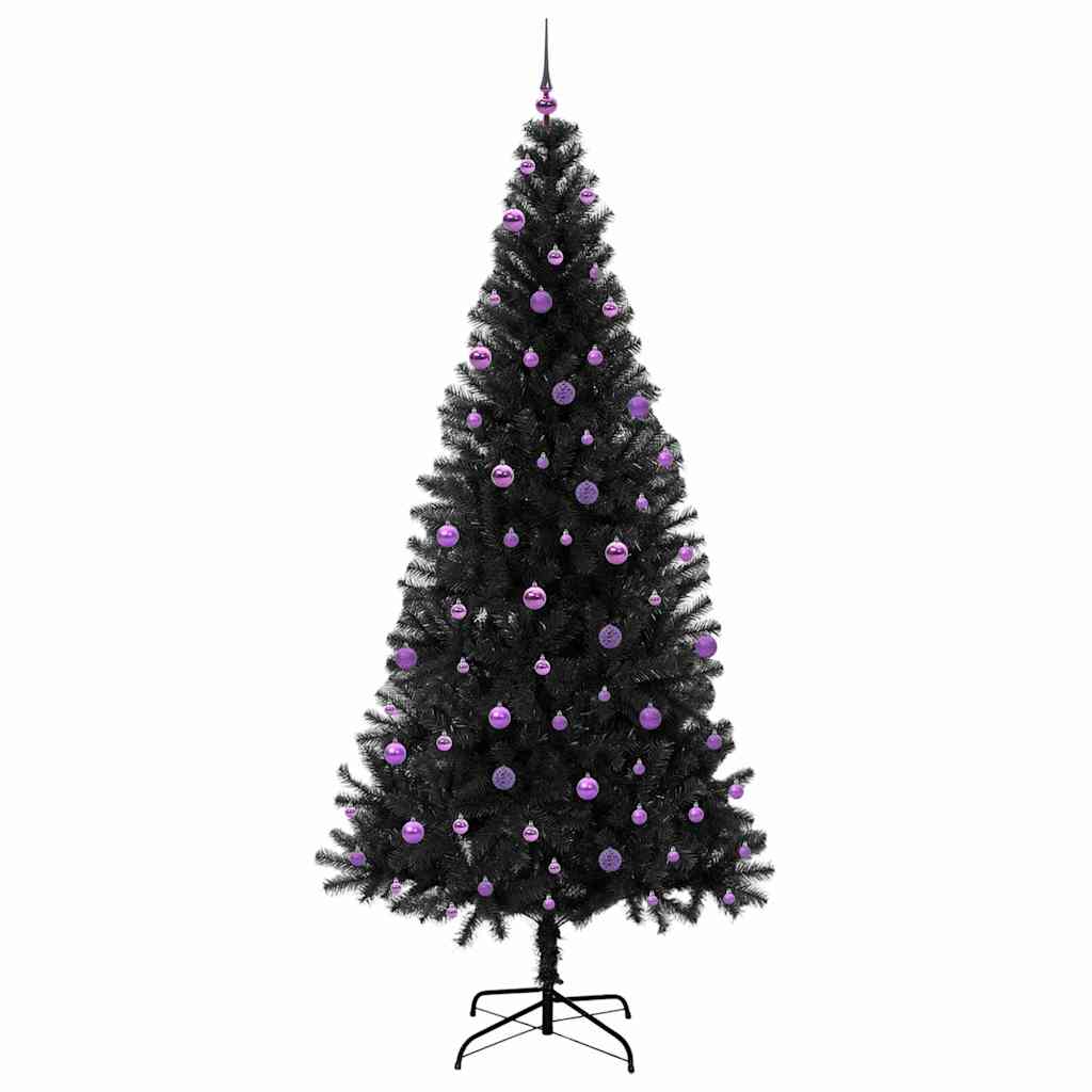 Albero di Natale Nero 240 cm PVC | homemem39