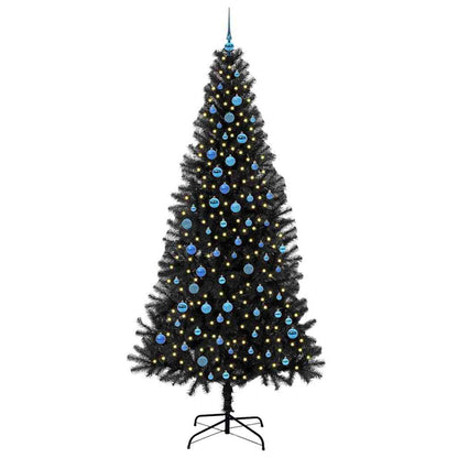 Albero di Natale Nero 240 cm PVC