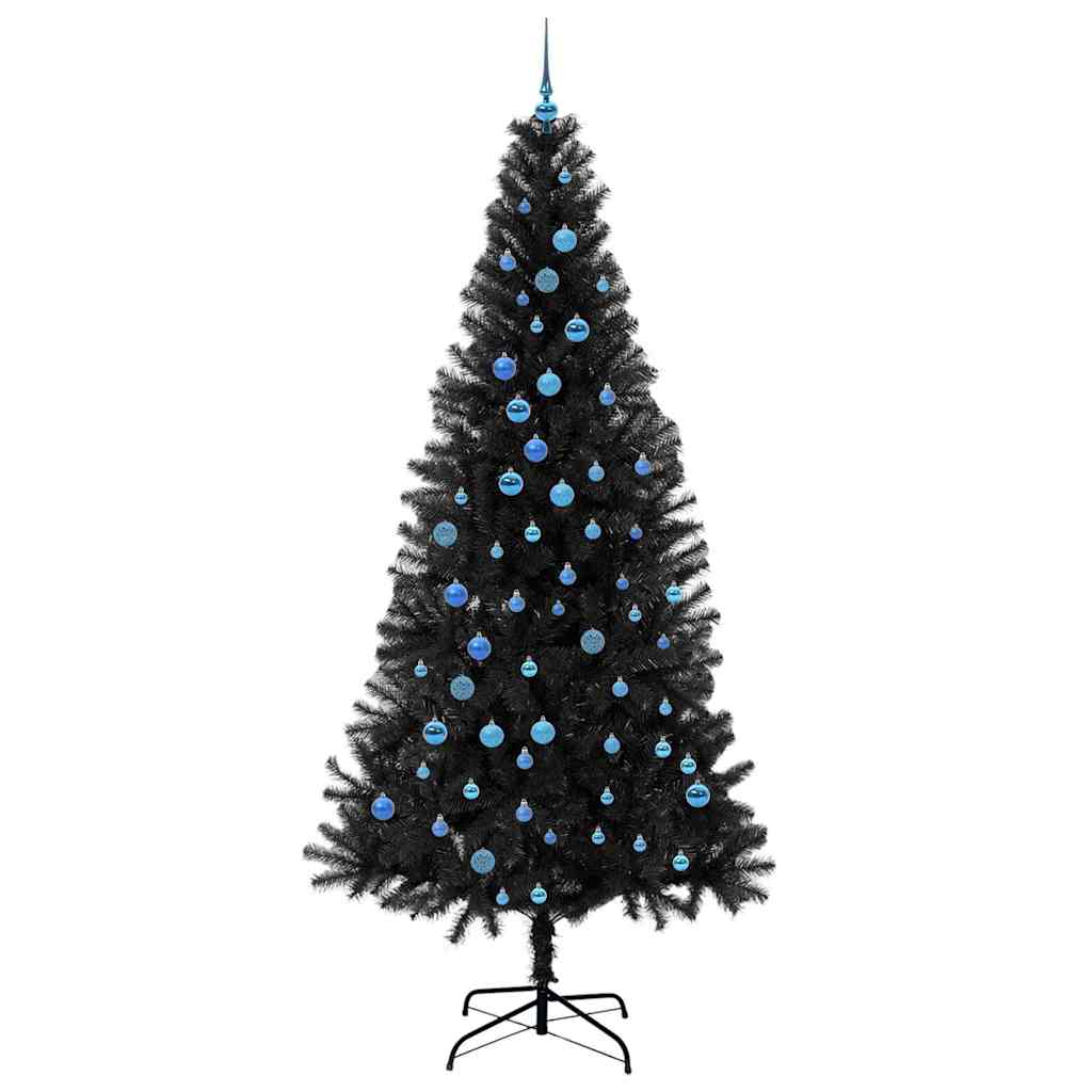Albero di Natale Nero 240 cm PVC | homemem39