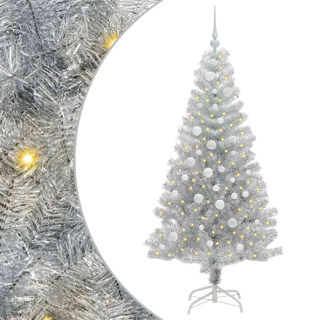 Albero di Natale Argento 150 cm PET | homemem39