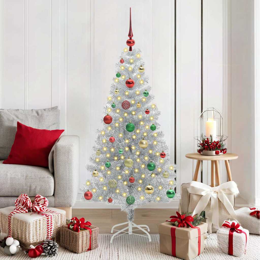 Albero di Natale Argento 150 cm PET
