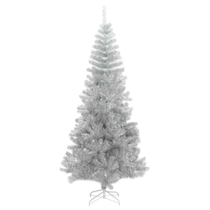 Albero di Natale con 300 LED con supporto Argento 210 cm PET