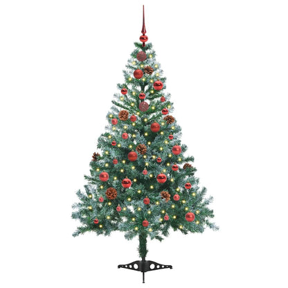 Albero di Natale artificiale Verde 150 cm PVC e Acciaio