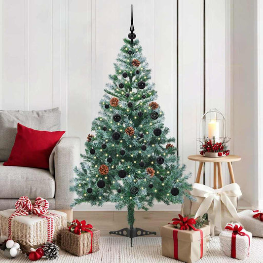 Albero di Natale artificiale Verde 150 cm PVC e Acciaio