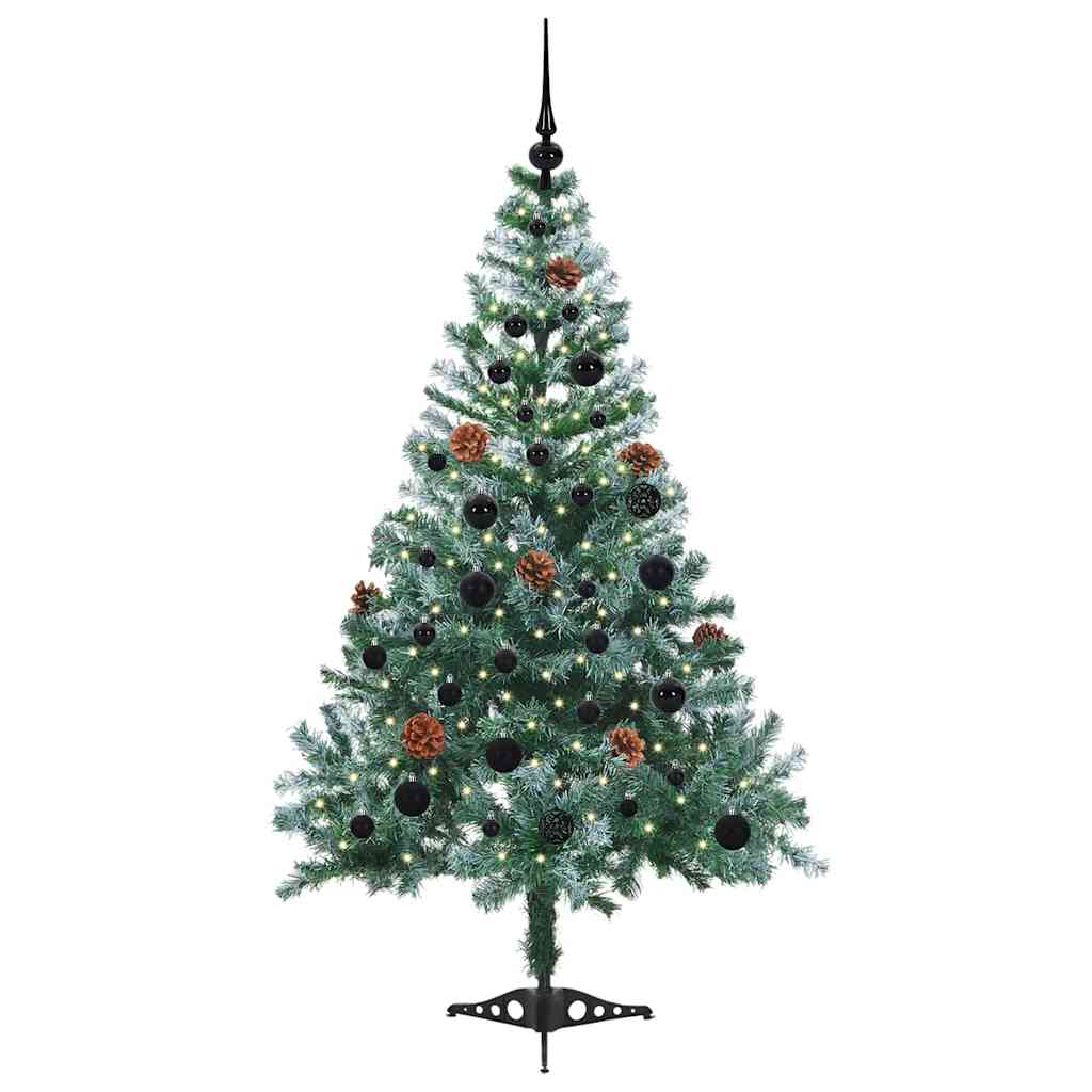 Albero di Natale artificiale Verde 150 cm PVC e Acciaio