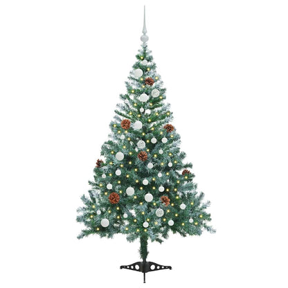 Albero di Natale artificiale Verde 150 cm PVC e Acciaio