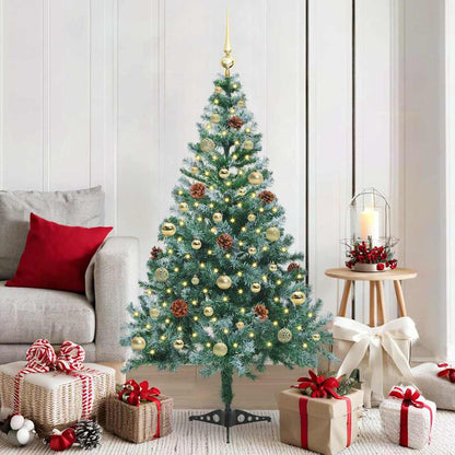 Albero di Natale artificiale Verde 150 cm PVC e Acciaio