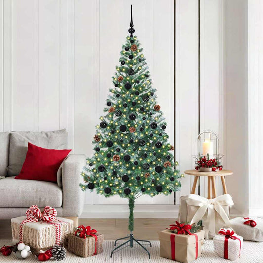 Albero di Natale artificiale Verde 180 cm PVC e Acciaio
