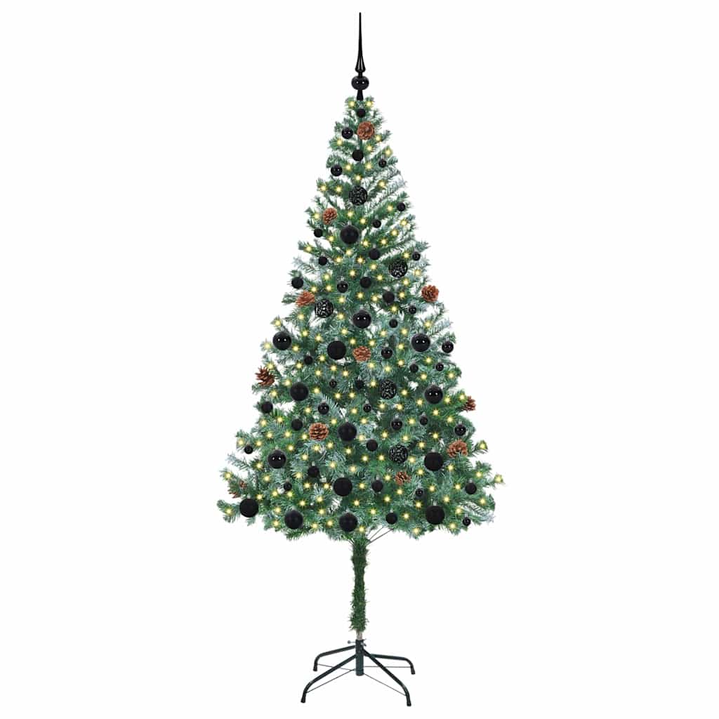 Albero di Natale artificiale Verde 180 cm PVC e Acciaio