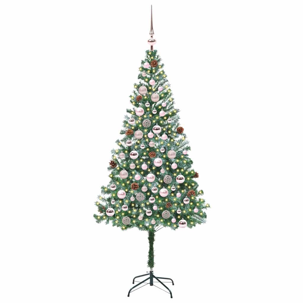 Albero di Natale artificiale Verde 180 cm PVC e Acciaio