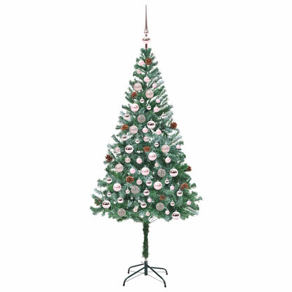 Albero di Natale artificiale Verde 180 cm PVC e Acciaio