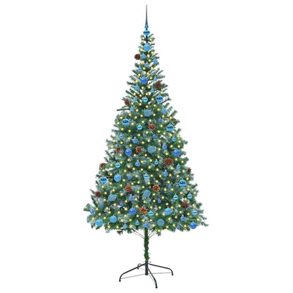 Albero di Natale artificiale Verde 210 cm PVC e Acciaio