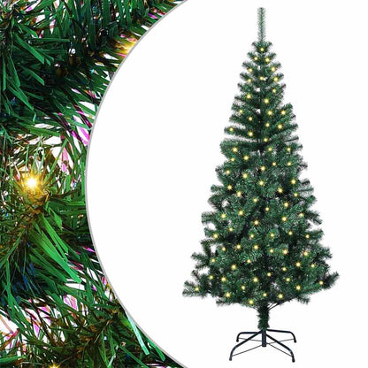 Albero di Natale artificiale con luci integrate Verde 120 cm