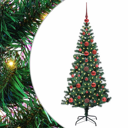Albero di Natale artificiale con luci integrate Verde 120 cm