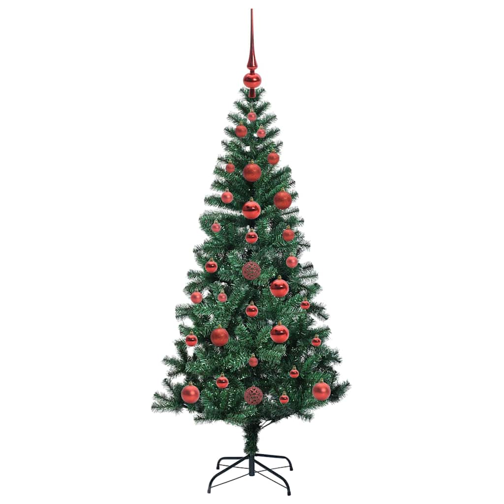 Albero di Natale artificiale con luci integrate Verde 120 cm