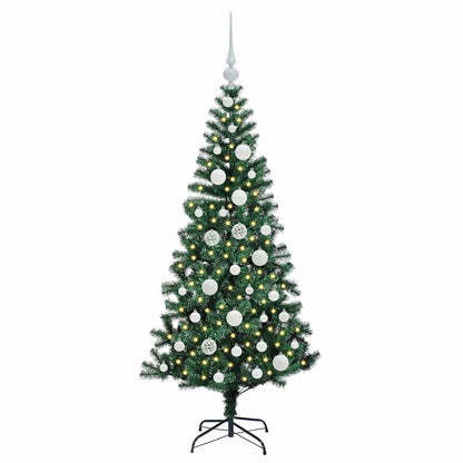 Albero di Natale artificiale con luci integrate Verde 120 cm