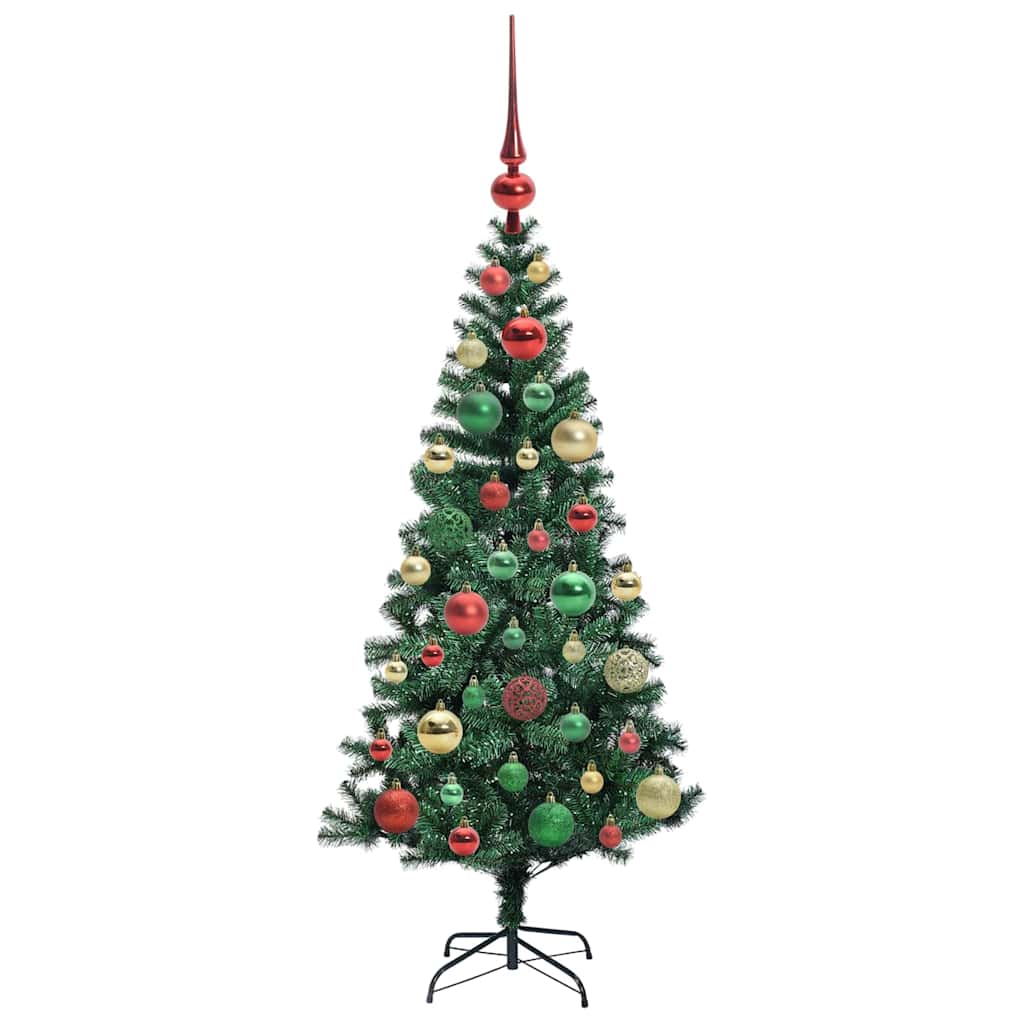 Albero di Natale artificiale con luci integrate Verde 120 cm | homemem39
