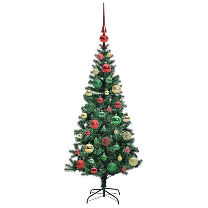 Albero di Natale artificiale con luci integrate Verde 120 cm | homemem39