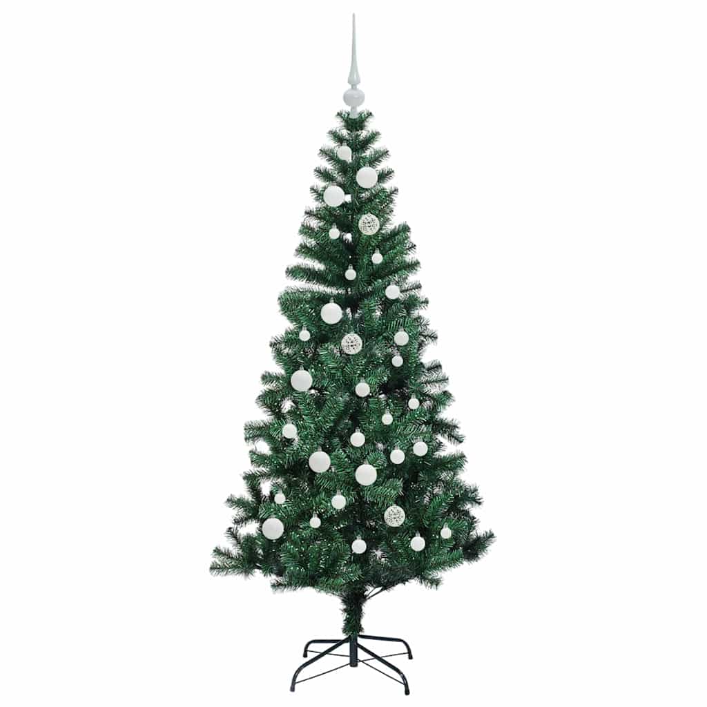 Albero di Natale artificiale con luci integrate Verde 150 cm
