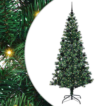 Albero di Natale artificiale con luci integrate Verde 210 cm
