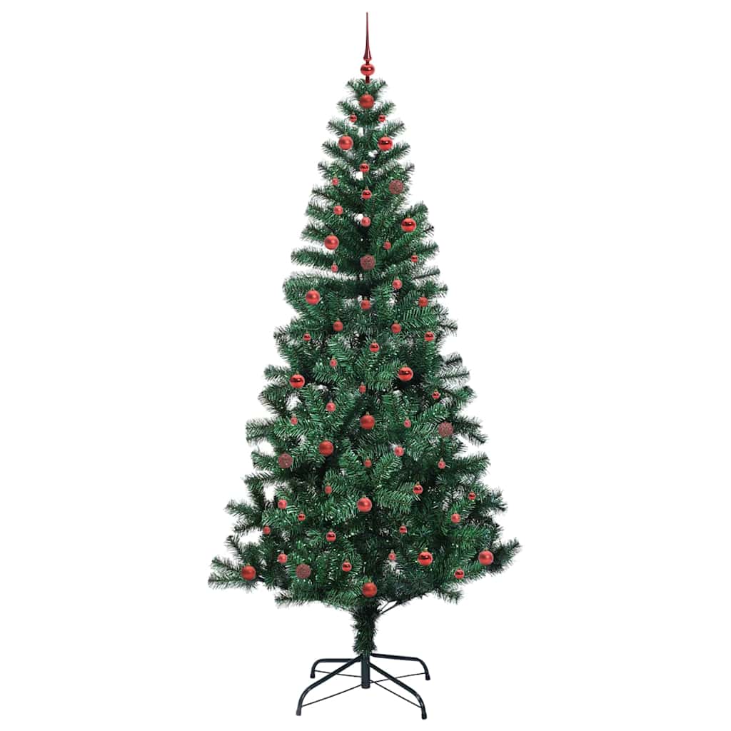 Albero di Natale artificiale con luci integrate Verde 240 cm