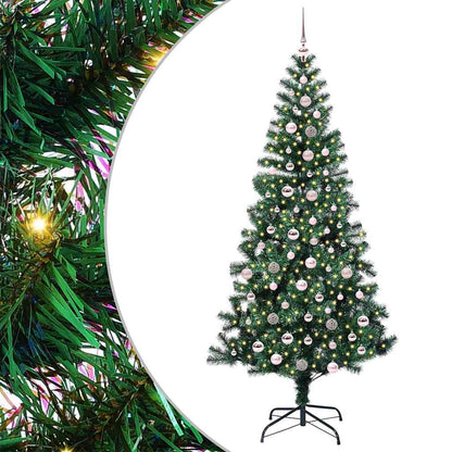 Albero di Natale artificiale con luci integrate Verde 240 cm