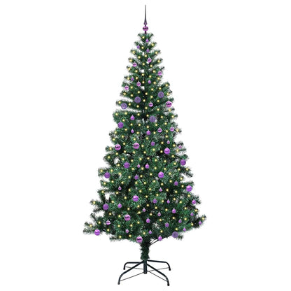 Albero di Natale artificiale con luci integrate Verde 240 cm
