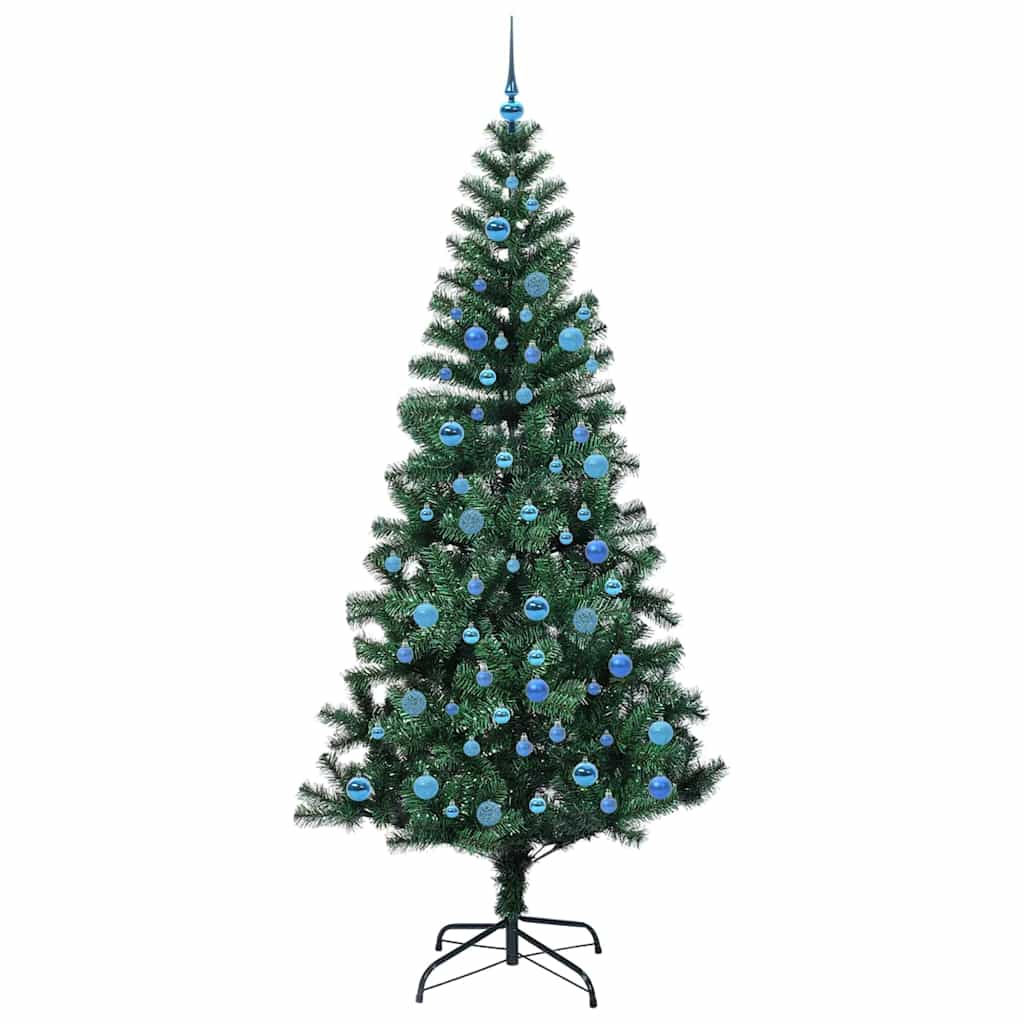 Albero di Natale artificiale con luci integrate Verde 240 cm