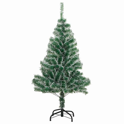 Albero di Natale Artificiale Imbiancato con Luci LED 120 cm | homemem39
