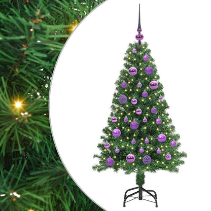 Albero di Natale artificiale con 150 LED Verde 120 cm | homemem39