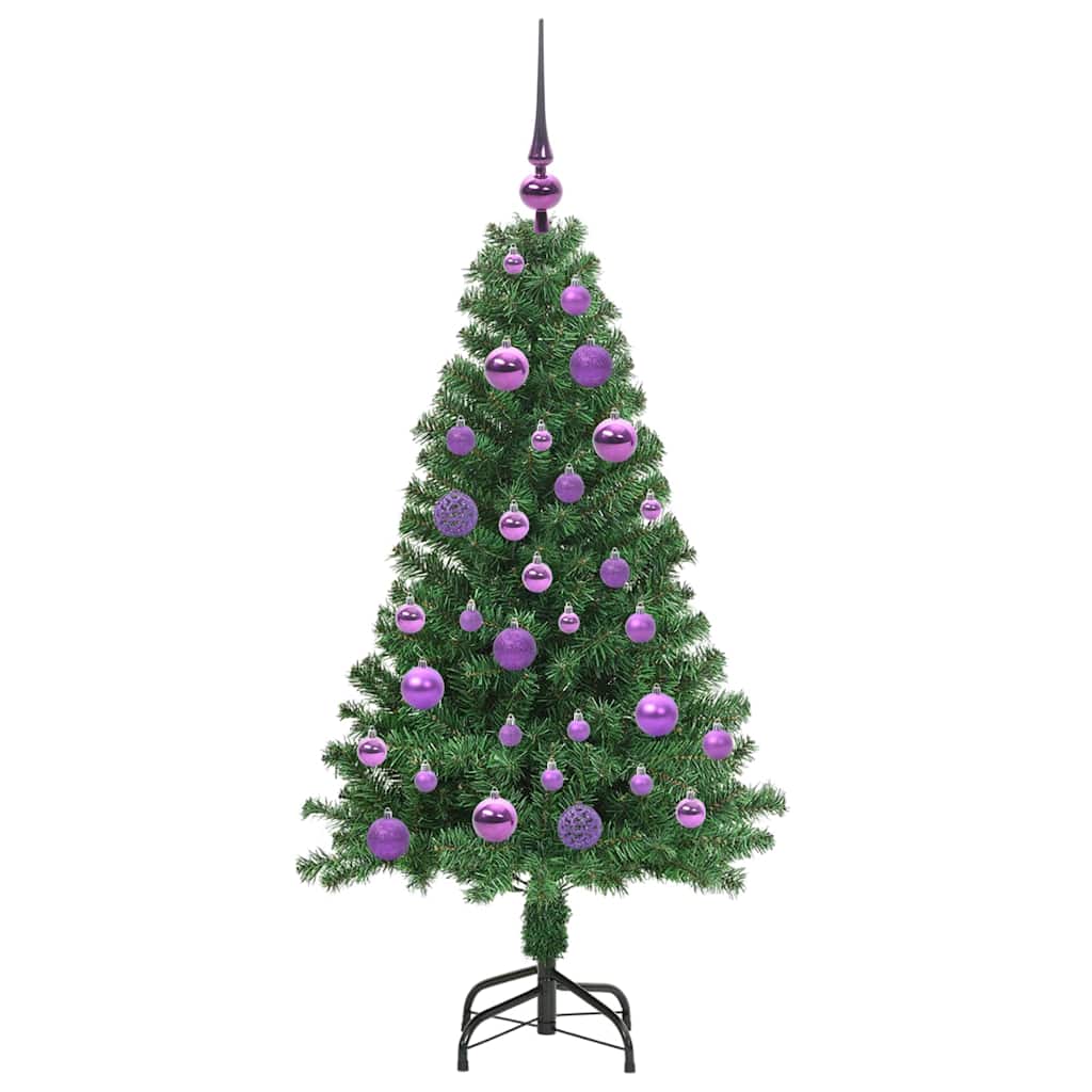 Albero di Natale artificiale con 150 LED Verde 120 cm | homemem39