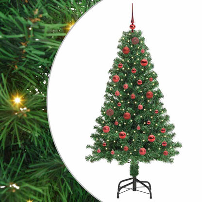 Albero di Natale artificiale con 150 LED Verde 150 cm